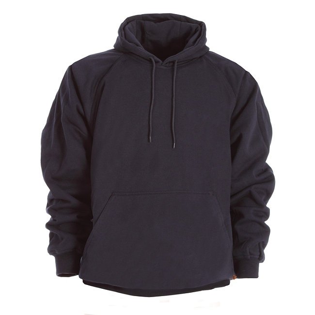 thermal lined pullover sweatshirt