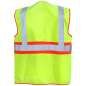 Key Clothing: Men's High-Visibility Mesh 89 39 ANSI Yellow Work Vest 