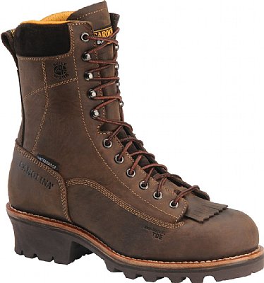 Carolina - Men's 8" Waterproof Lace-To-Toe Logger - CA7022