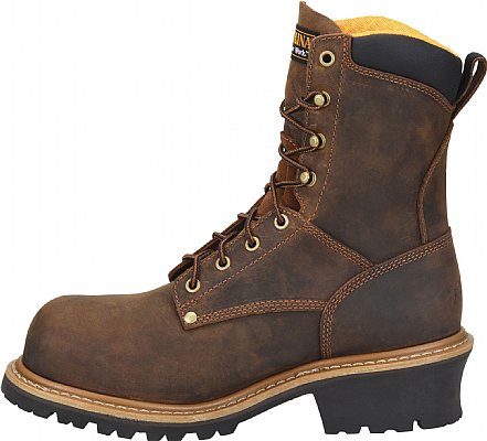 Carolina - Men's 8" Unlined Soft Toe Logger - CA9053