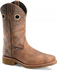 Double H - DH5246 - Men's 12" Waterproof Wide Square Composite Toe Roper - Roy