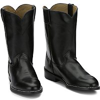 Justin Western Men's Black Roper - JB3000