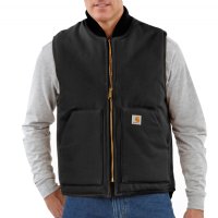 V01 Mens Duck Vest/Arctic-Quilt Lined